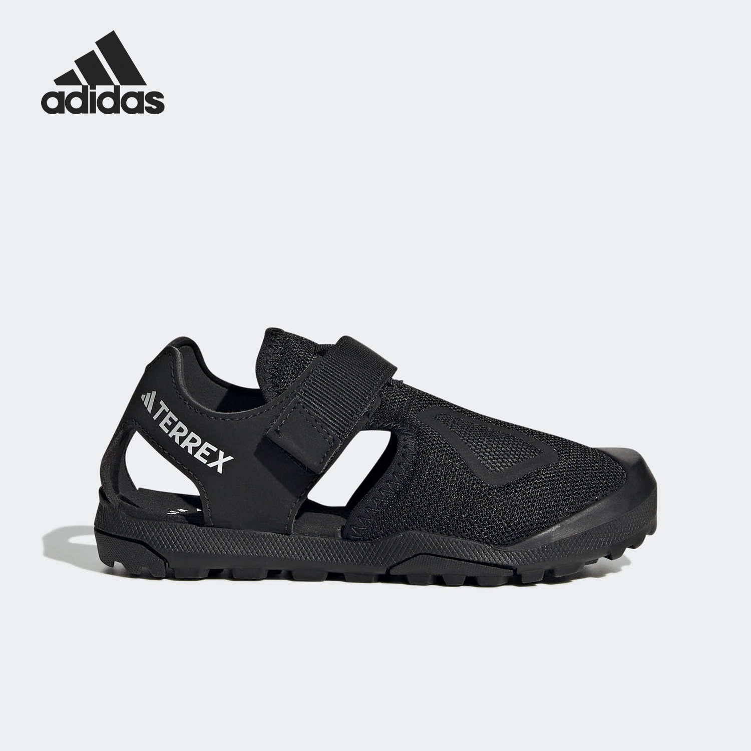 Adidas/阿迪达斯正品夏季新款大童户外运动沙滩凉鞋HQ5835