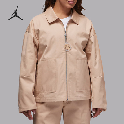 Nike/耐克正品Air Jordan男女翻领休闲运动外套FJ6136-296