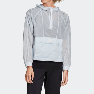 Adidas/阿迪达斯正品 新款女子户外收纳运动连帽夹克外套 FK3223