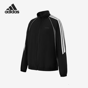 Adidas/阿迪达斯正品春秋男士立领轻质长袖夹克外套KB5655