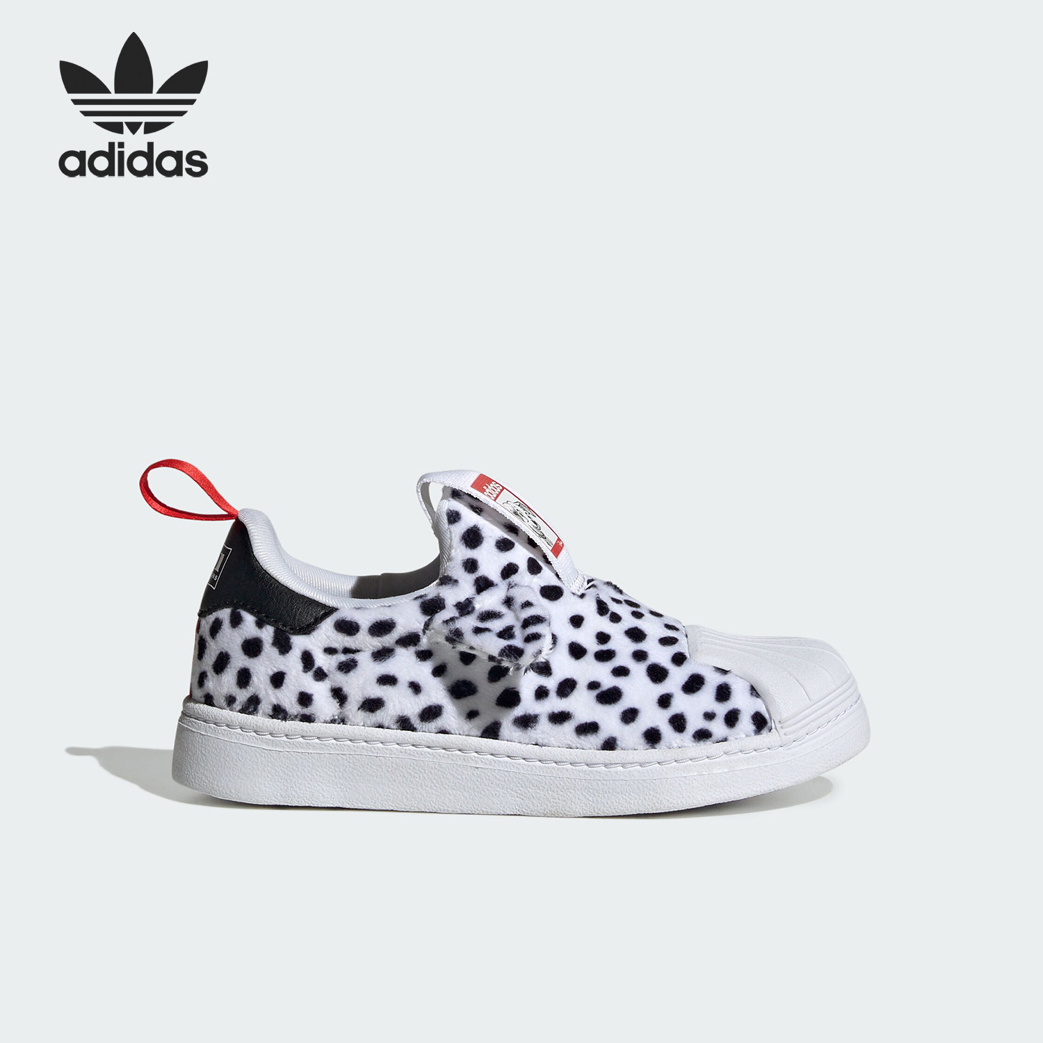 Adidas/阿迪达斯正品迪士尼联名儿童贝壳头时尚休闲鞋ID9712
