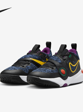 Nike/耐克正品耐磨运动新款GS女子大童实战防滑篮球鞋FQ7375-001