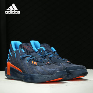 Adidas/阿迪达斯正品Dame 7 GCA 新款男子低帮篮球运动鞋 FZ1103