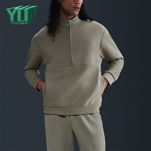 Nike/耐克正品2025秋季款男士日常运动立领耐穿套头衫HQ6953-320
