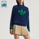 高尔夫保暖针织卫衣JX9267 三叶草女士运动衫 Adidas 阿迪达斯正品