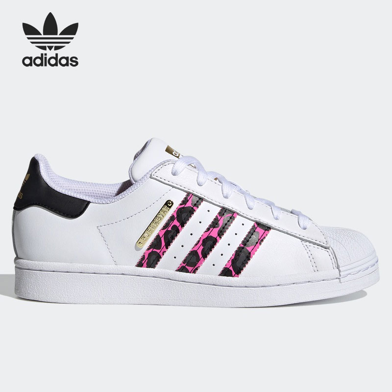 Adidas/阿迪达斯正品三叶草新款女子低帮运动休闲小白鞋 FX6037