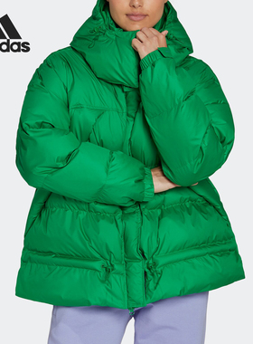 Adidas/阿迪达斯正品PUFFA JACKET女士运动宽松棉服HG6897