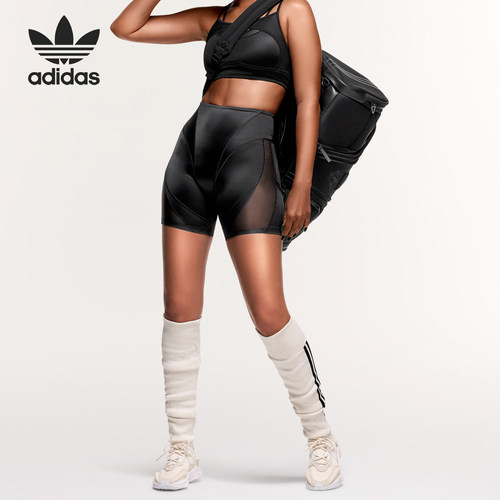 Adidas/阿迪达斯正品新款女士夏季亮泽感骑行运动短裤IL9498