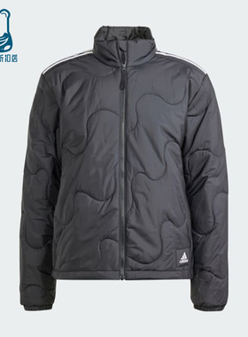 Adidas/阿迪达斯正品男士复古运动立领经典条纹夹克外套IN3290