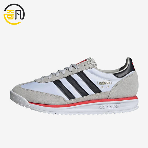 Adidas/阿迪达斯正品SL72男低帮网面拼接麂皮运动鞋JS0746