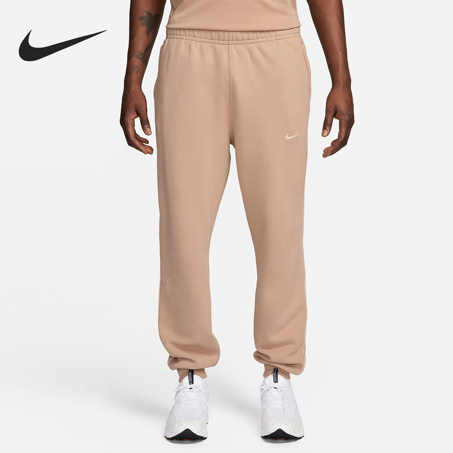 耐克男士新款宽松运动加绒长裤