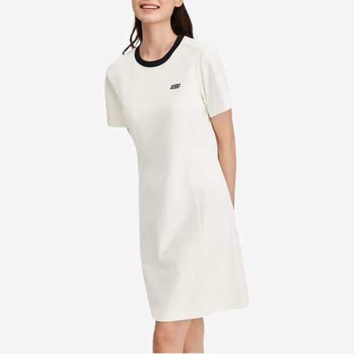 Skechers斯凯奇正品儿童款字母时尚百搭柔软短袖T恤L225W154-0074