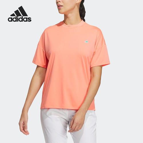 Adidas/阿迪达斯正品新款女子高尔夫运动短袖T恤HT0033