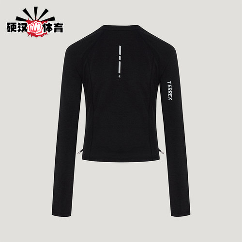 Adidas/阿迪达斯正品女士经典先锋户外修身运动长袖T恤KY1863