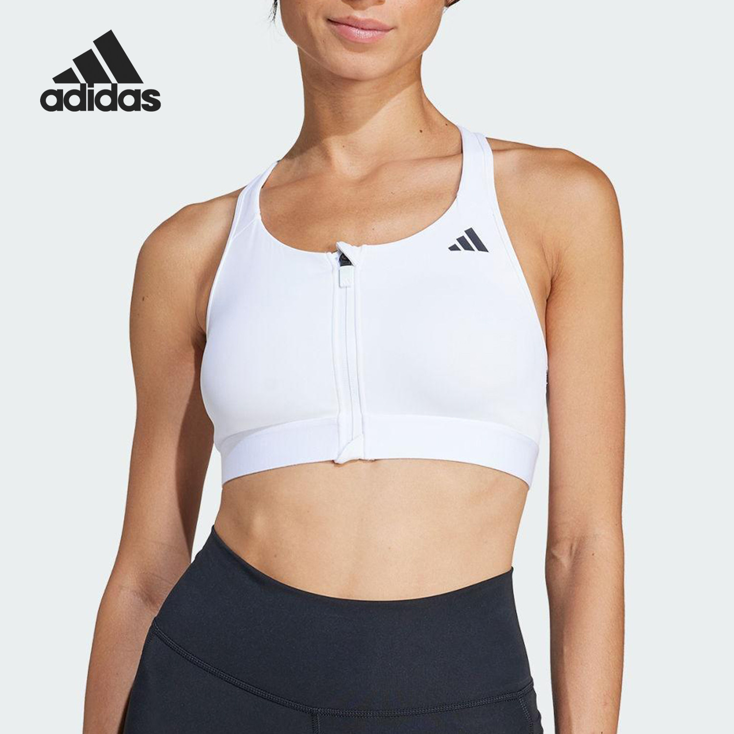 Adidas/阿迪达斯正品夏季新款女士简约训练运动内衣JJ2675
