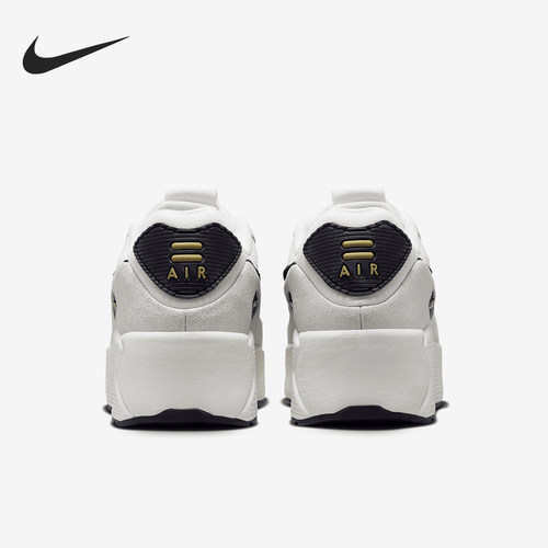 Nike/耐克正品AIR MAX 90女士厚底气垫耐磨跑步鞋HQ3497-100