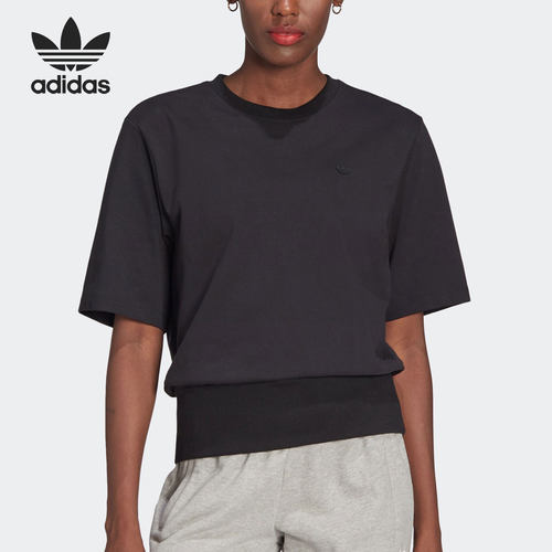 Adidas/阿迪达斯正品三叶草当季新款女子运动休闲短袖HC7071
