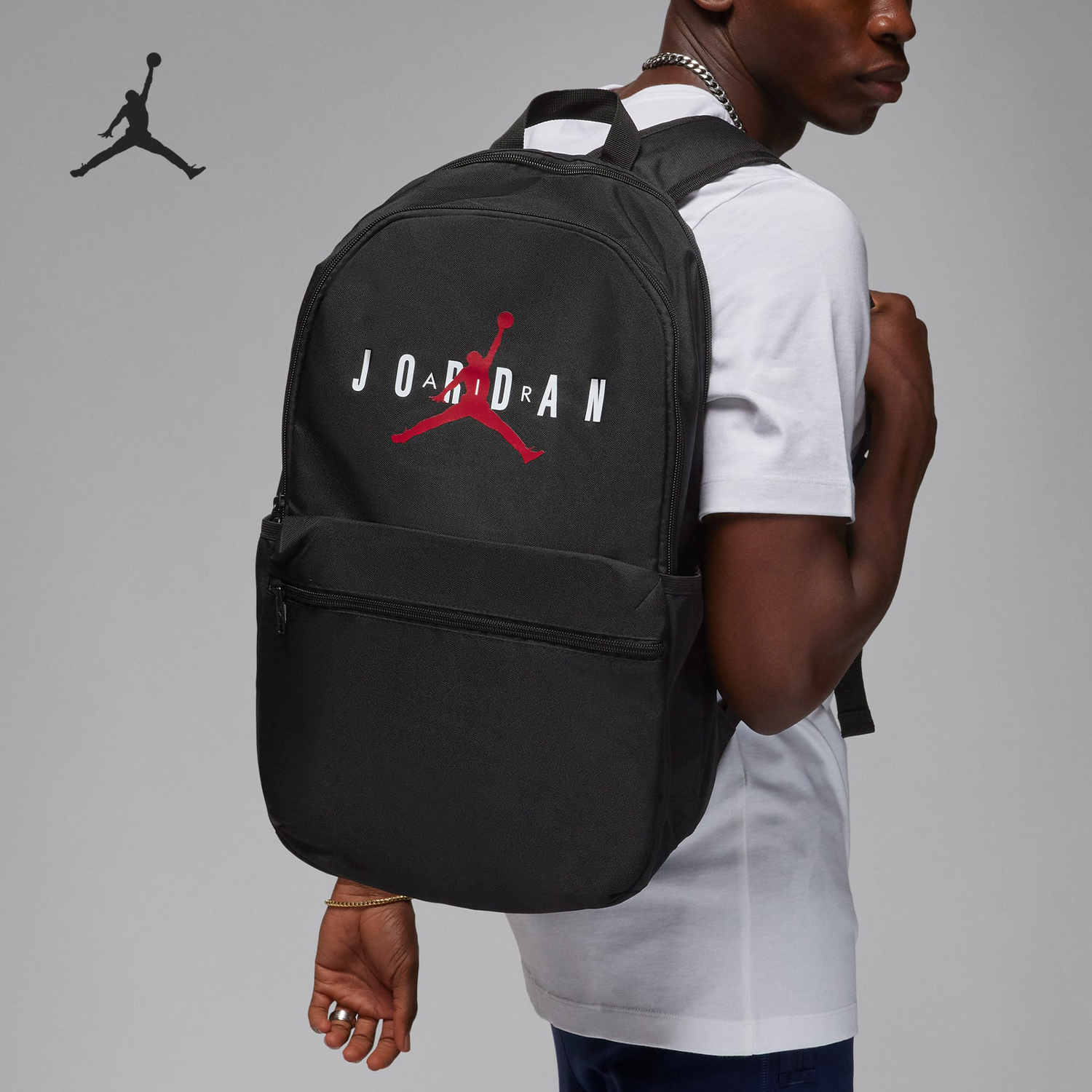 Nike/耐克正品JORDAN男女运动休闲训练经典双肩包HF1791-011
