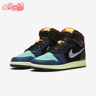 Nike/耐克正品JORDANAirJordan1新款黑蓝色板鞋575441-201