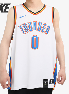 Nike/耐克正品俄克拉荷马城雷霆队SW NBA CONNECTED 男球衣864437
