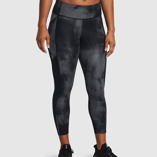 UA/安德玛正品Fly Fast 3.0女子印花运动紧身九分裤1369772-006