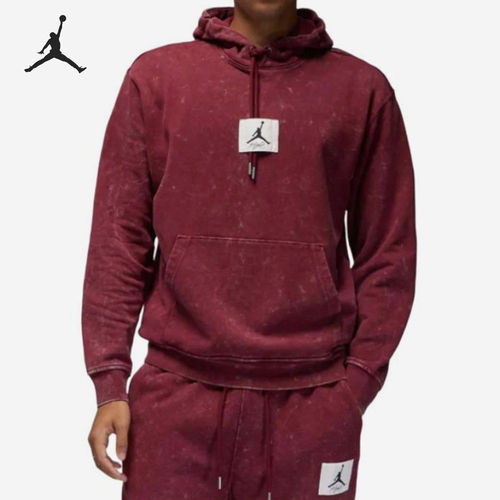 Nike耐克正品Jordan Flight男连帽抓绒长袖印花卫衣DR3087-680