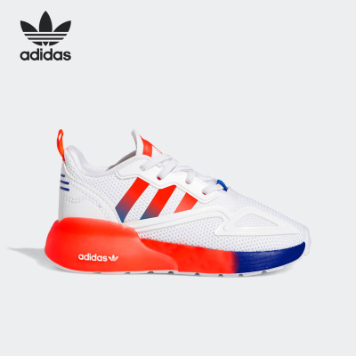 Adidas/阿迪达斯正品三叶草婴童运动透气系带休闲鞋FX9534