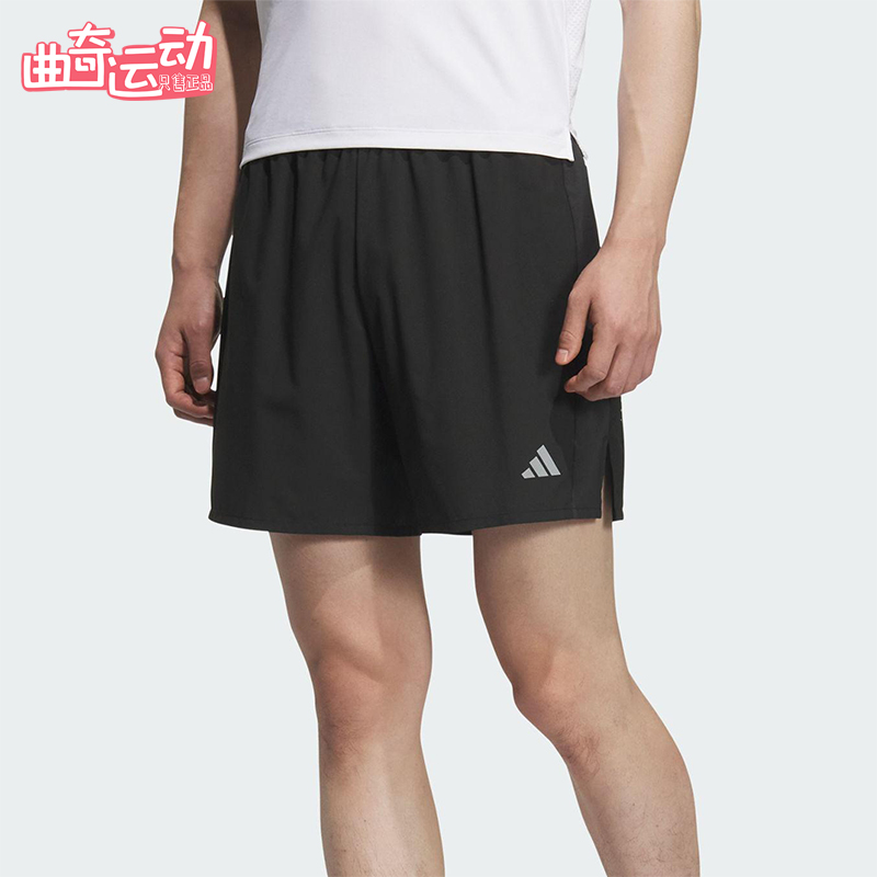 Adidas/阿迪达斯正品ESS SHORT男士经典侧开叉跑步训练短裤JZ2349