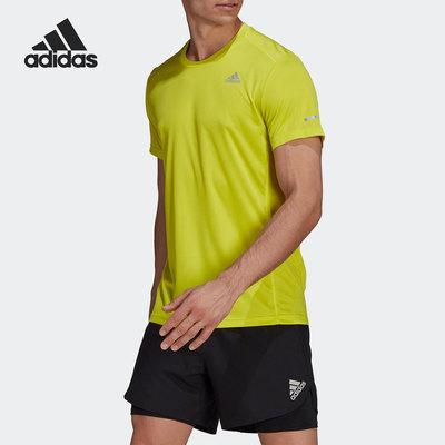 Adidas/阿迪达斯正品新款跑步舒适运动男子休闲短袖GN2167
