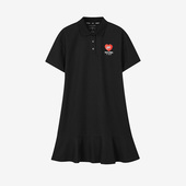 运动休闲连衣裙 女子舒适透气针织T恤短袖 Skechers 斯凯奇正品