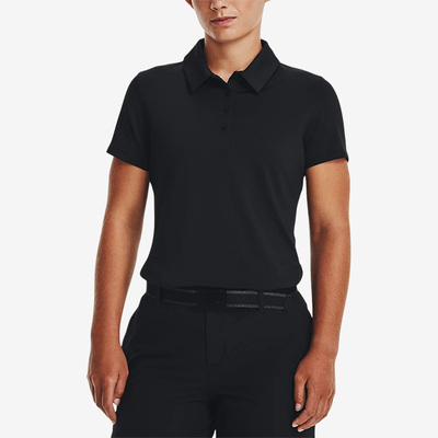 UA安德玛正品秋冬季Playoff女子高尔夫运动立领透气Polo衫1377335