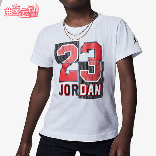 Nike/耐克正品JORDAN23印花短袖T恤新款经典短袖T恤FB1689-100