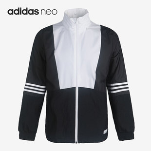Adidas/阿迪达斯正品当季 NEO 男子运动休闲连帽夹克外套 GJ8767