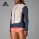 新款 Adidas 阿迪达斯正品 女士连帽拼接保暖训练外套IW9235