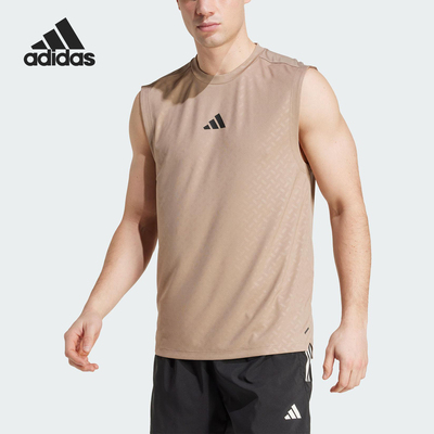 Adidas/阿迪达斯正品夏季男士凉爽运动健身无袖背心JX6293