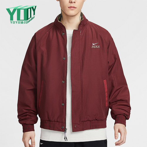 Nike/耐克正品2025冬季款男士日常立领刺绣休闲外套IQ3705-613