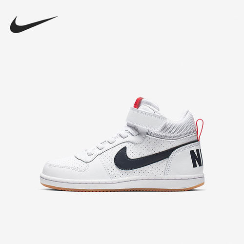 Nike/耐克正品Court Borough 大童魔术贴运动鞋 870026-107