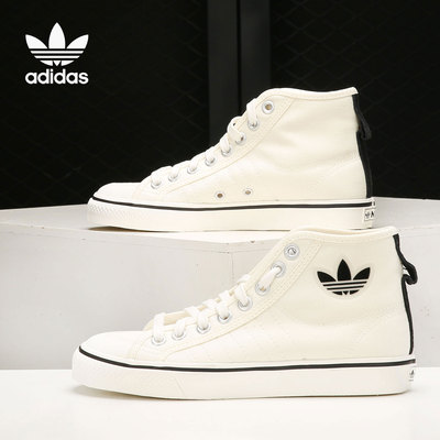Adidas/阿迪达斯正品三叶草Nizza 男女高帮运动休闲板鞋 GV7119