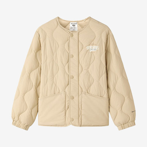 Skechers斯凯奇正品SKX男女短款保暖单排扣羽绒服L425B001-001M