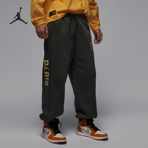 Nike/耐克正品巴黎圣日耳曼男士针织宽松加绒长裤DZ2950-355
