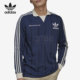 运动POLO衫 Adidas 简约男女复古长袖 新款 HN1676 阿迪达斯正品