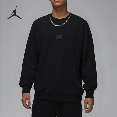 Nike/耐克正品JORDAN男士薄绒圆领运动保暖卫衣FV7260-010