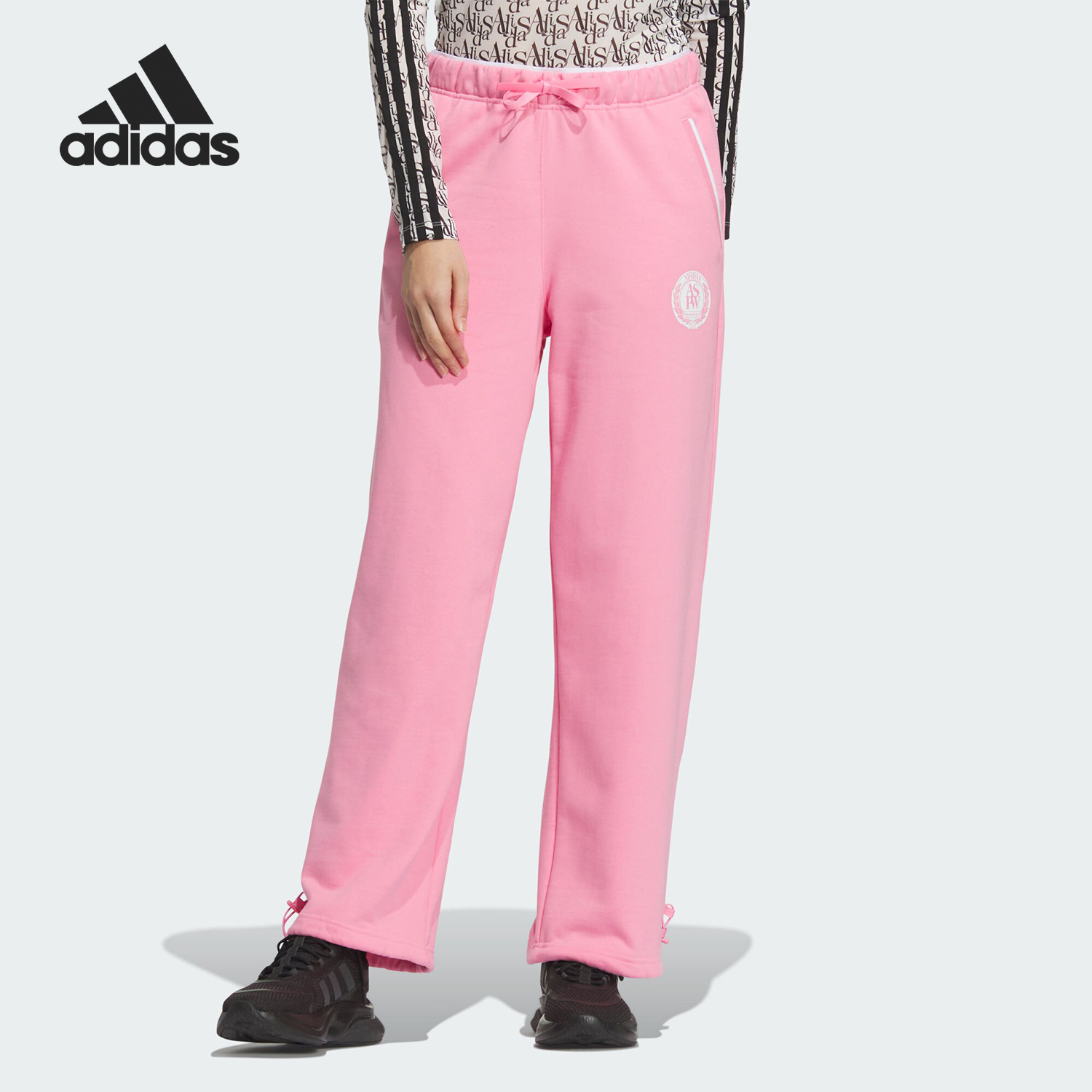 阿迪达斯女士休闲运动裤