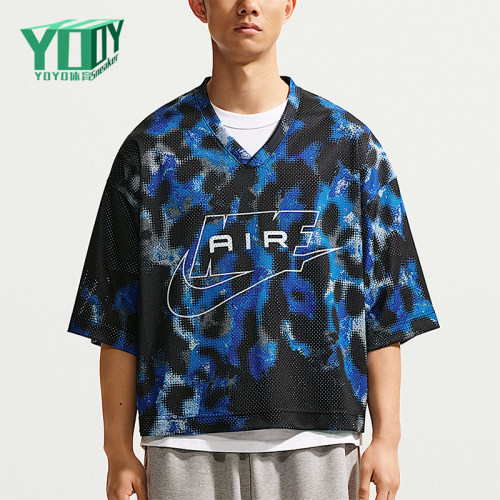 Nike/耐克正品夏季男士时尚网眼透气宽松经典短袖T恤IF1265-452