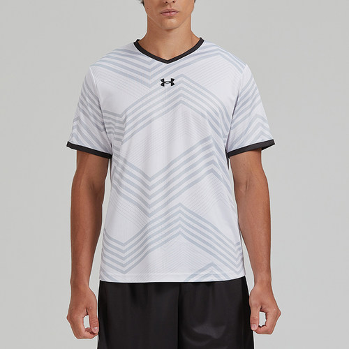 UA/安德玛正品运动男士训练休闲球衣直筒时尚短袖T恤23500503-100