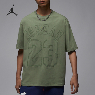 Nike/耐克正品Jordan男士印花简约日常柔软短袖T恤HJ6542-386