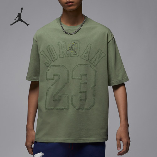 Nike/耐克正品Jordan男士印花简约日常柔软短袖T恤HJ6542-386