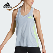 女士透气跑步运动无袖 TANK 背心IK3987 阿迪达斯正品 Adidas