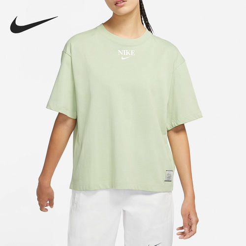 Nike/耐克正品休闲女子时尚透气潮流运动短袖T恤 DM7904-343