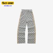 Skechers L422W086 宽松女子拼接高腰直筒运动长裤 斯凯奇正品 夏季